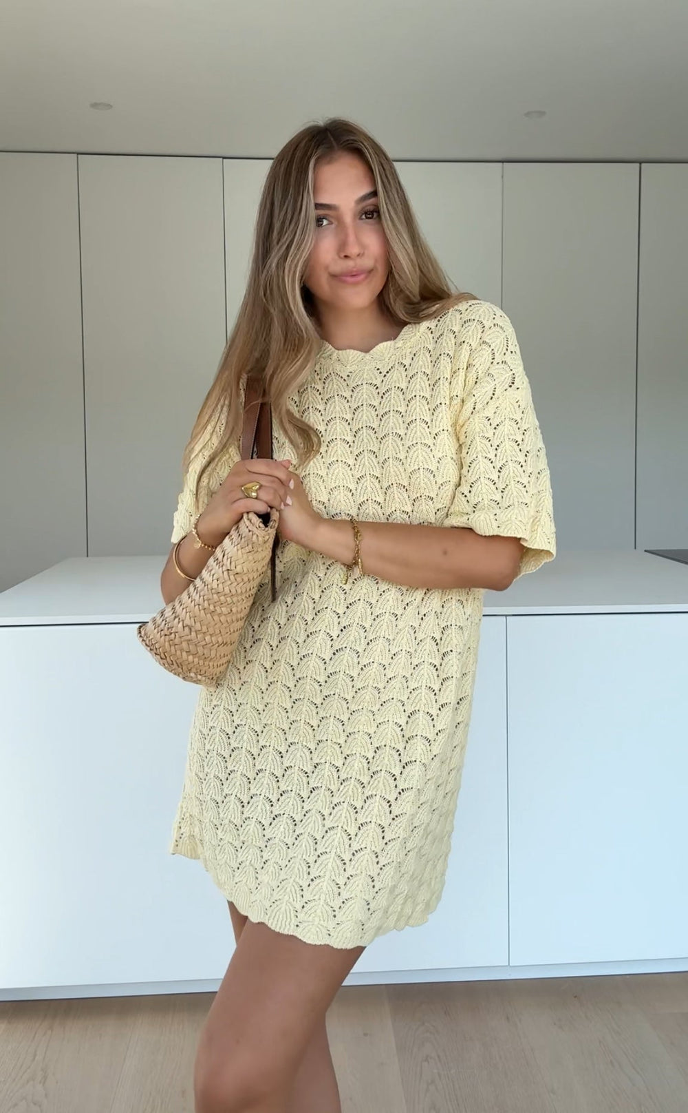 Sylvia | Häkeldress in Zitronengelb