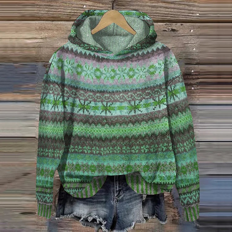 Gabrielle – Ethnisch-retro Kapuzenpullover