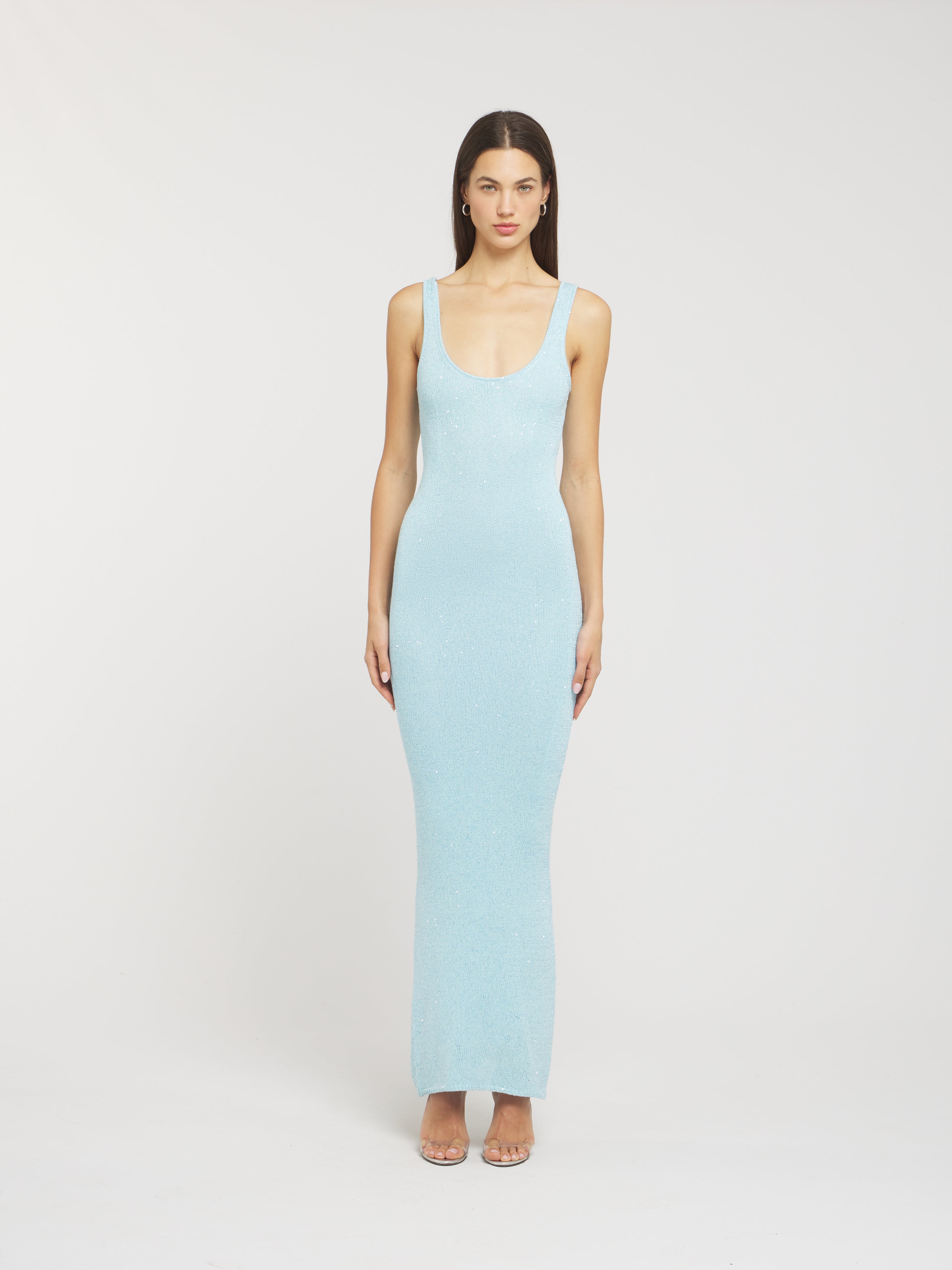 Violet™ | Pailletten-Maxikleid