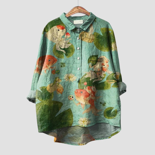 Agnès Bold Print Versatile Shirt