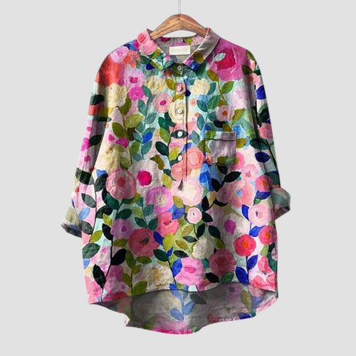 Alfonsina Statement Designer Button Shirt for Women