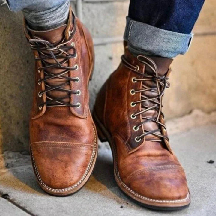 ANGELINI™ | Leder Stiefeletten