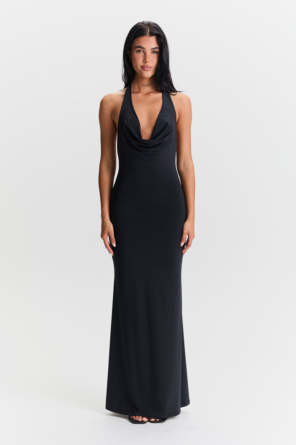 Valeria | Kleid mit Wasserfallausschnitt