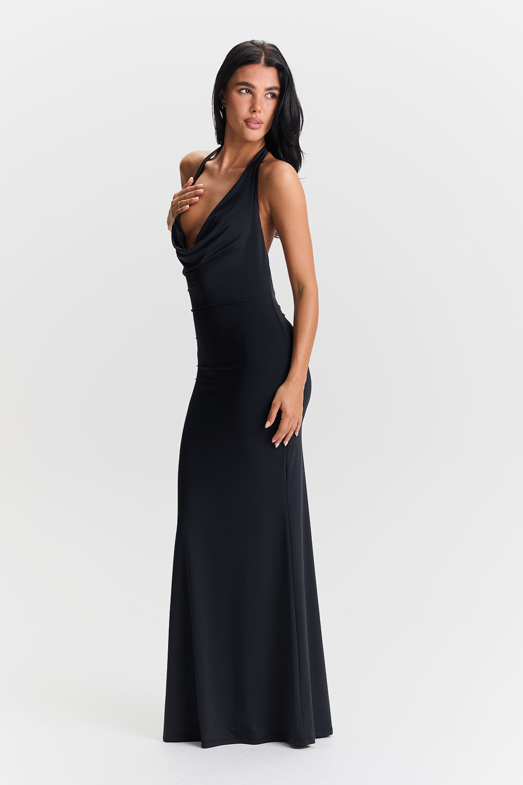 Valeria™ | Kleid mit Wasserfallausschnitt