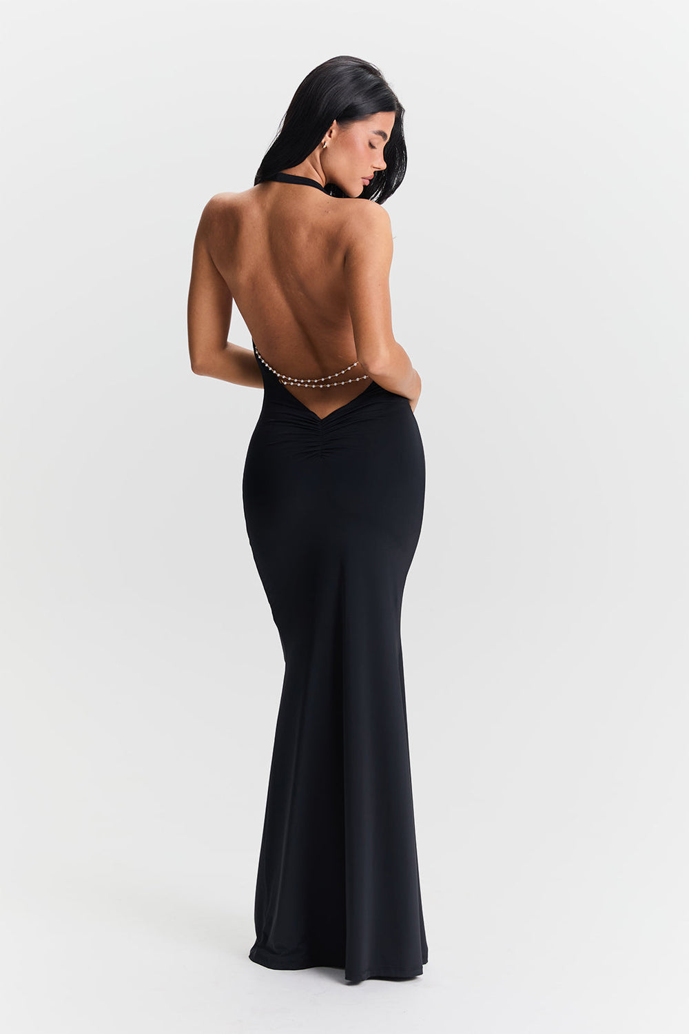 Valeria | Kleid mit Wasserfallausschnitt