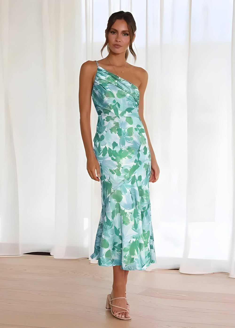 Eveline | One-Shoulder-Sommerkleid
