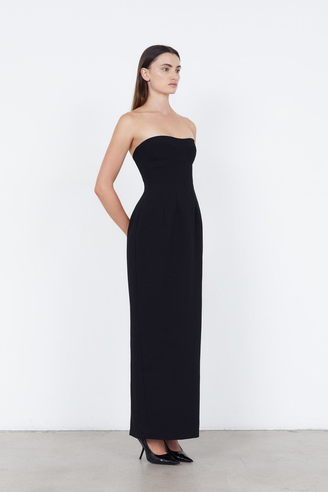 Coriva™ | Trägerloses Maxikleid