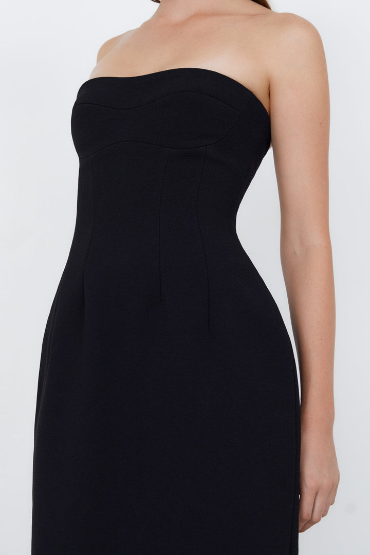 Coriva | Trägerloses Maxikleid