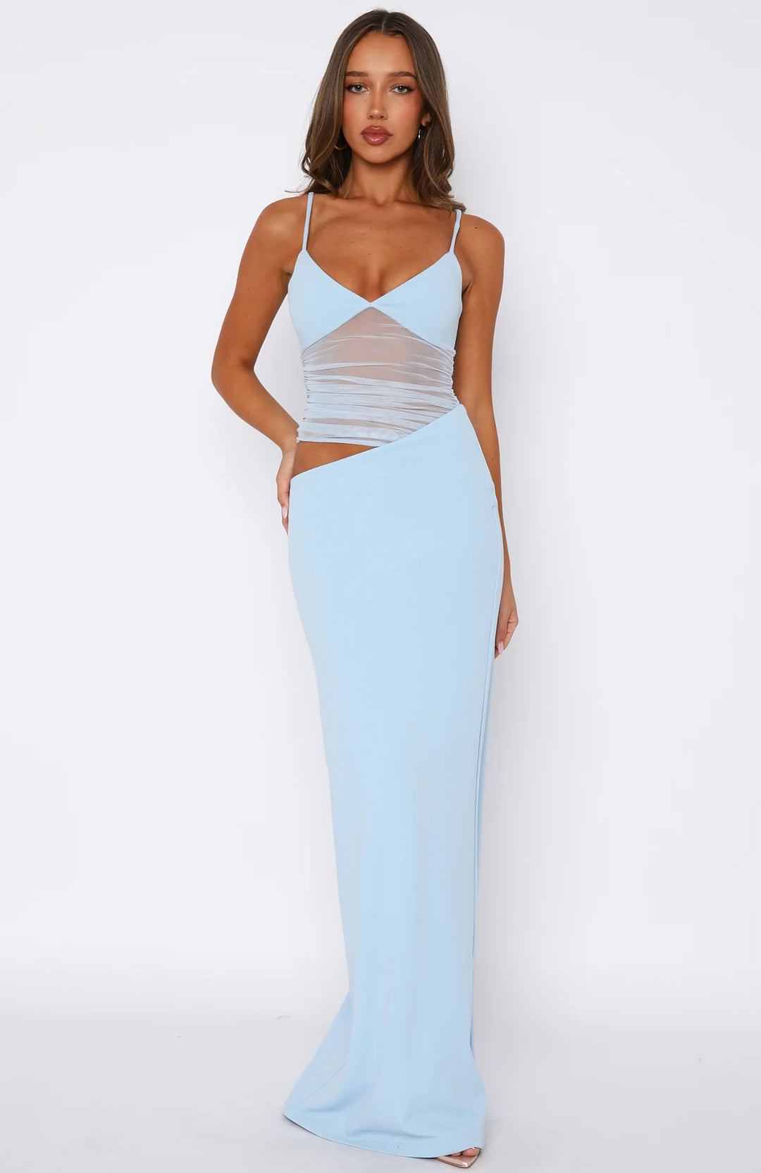 Naiara | Maxi-Kleid mit Cut-Outs