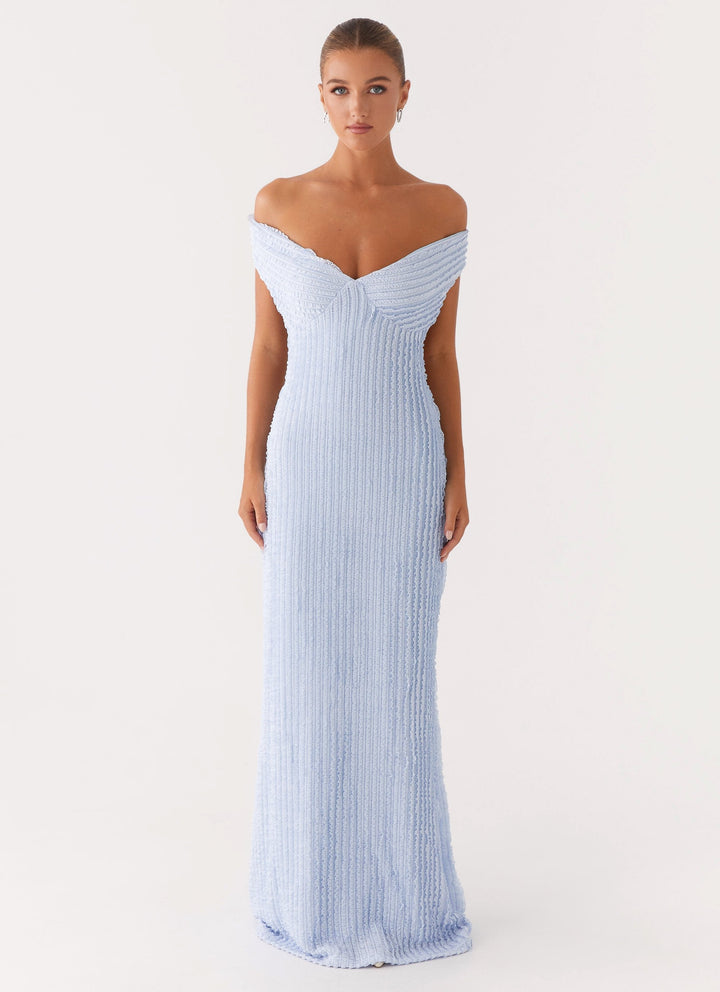 Serina™ | Schulterfreies Kleid