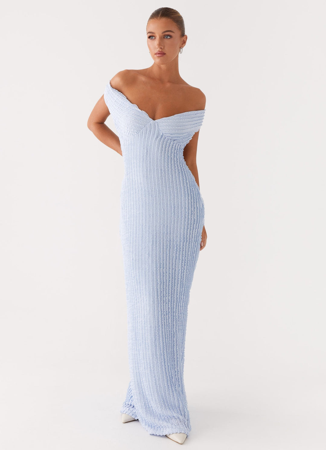 Serina™ | Schulterfreies Kleid