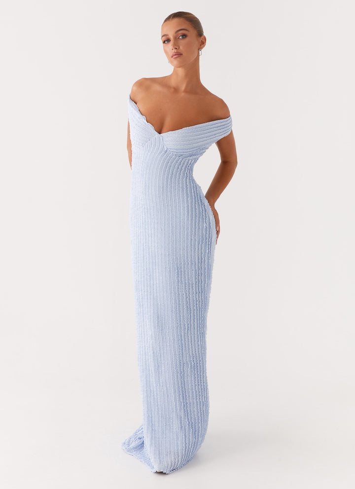 Serina™ | Schulterfreies Kleid
