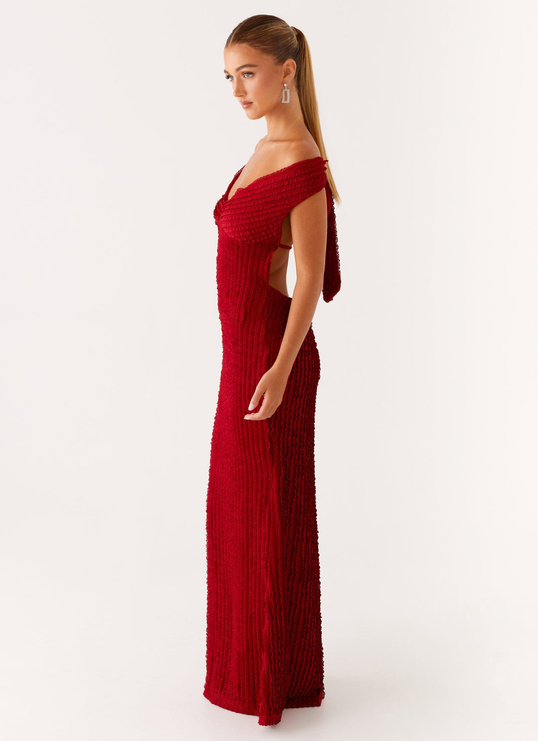 Serina™ | Schulterfreies Kleid