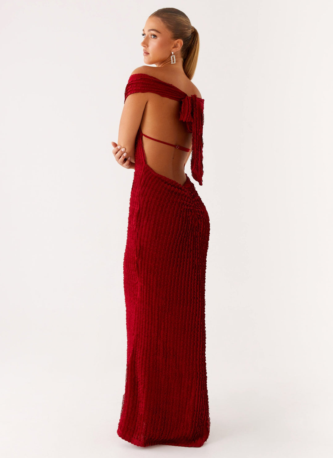 Serina™ | Schulterfreies Kleid