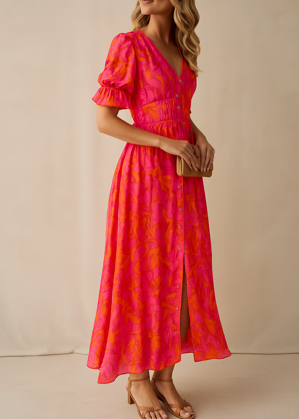 Fleur – Schmeichelhaftes Maxikleid