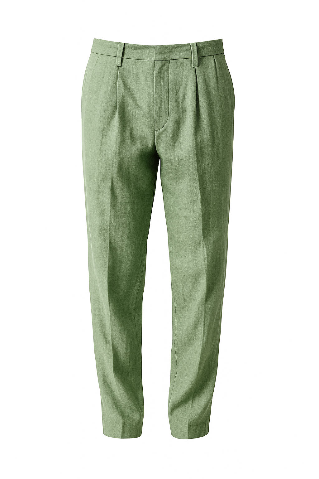 Alvric Klassische Leinenhose - Grün