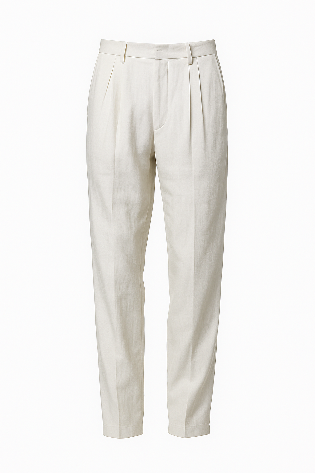 Alvric Klassische Leinenhose - Weiß