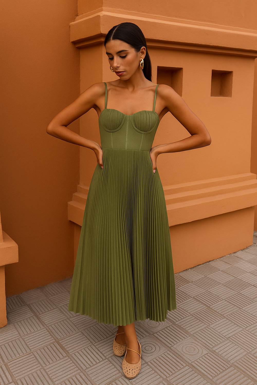 Qucie | Langes Kleid