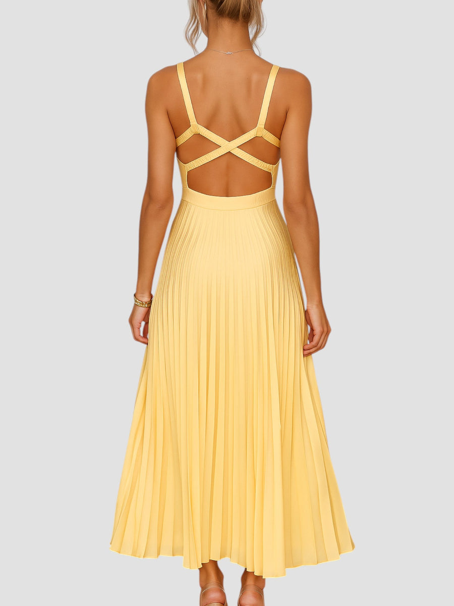 Sol Pleated Summer Dress