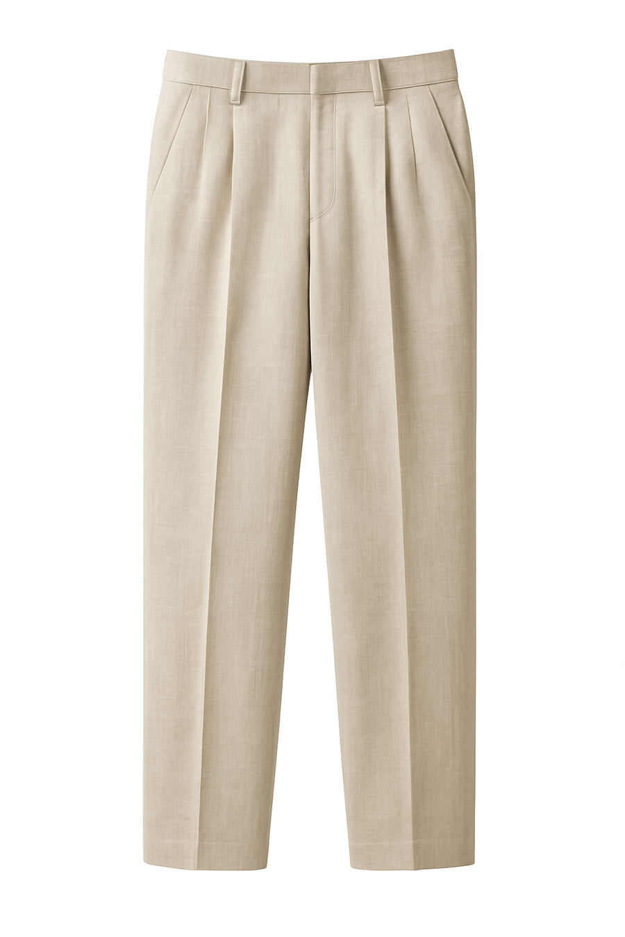 Alvric Premium Classic Italian Linen Dress Pants - Khaki