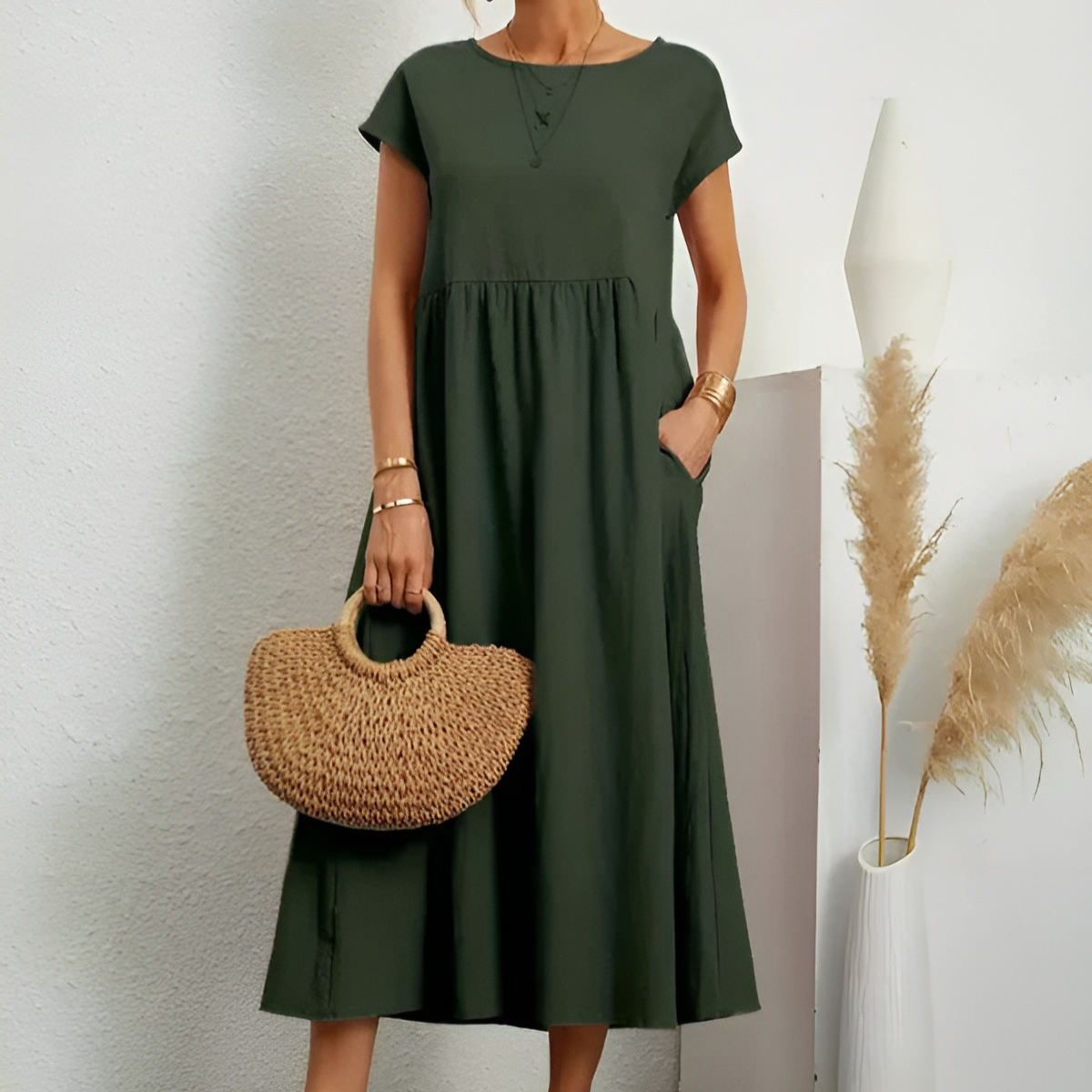 Catherine | Elegantes Essential-Kleid