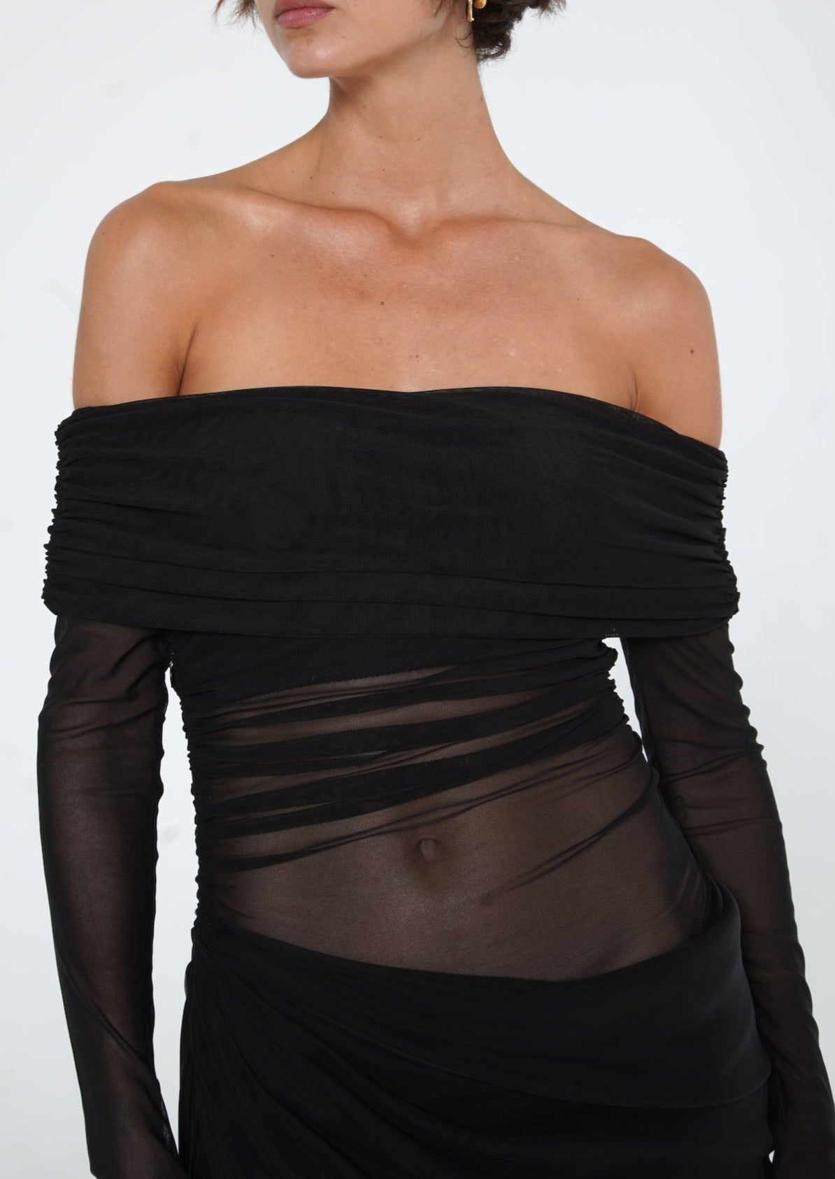 Lydia™ | Maxikleid mit drapiertem Rücken