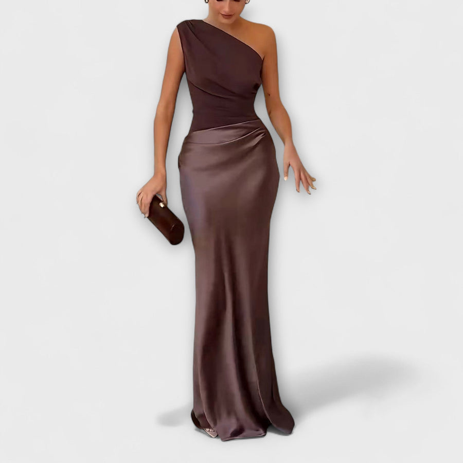 Aleah Anmutiges Faltenkleid
