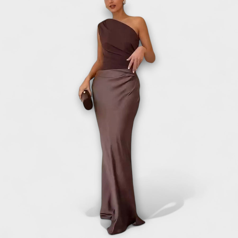 Aleah Anmutiges Faltenkleid