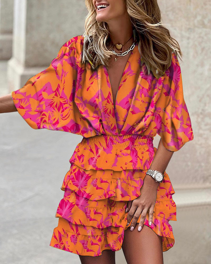 SORAYA | ELEGANTES BLUMENKLEID