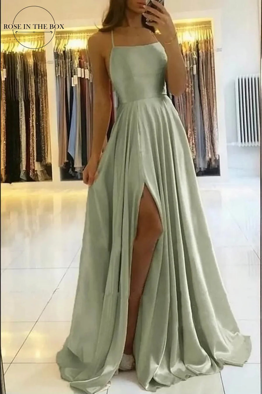 Elena Dress Satin