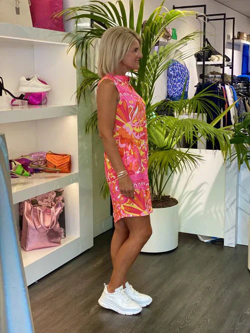 Ella | Ärmelloses V-Ausschnitt Kleid