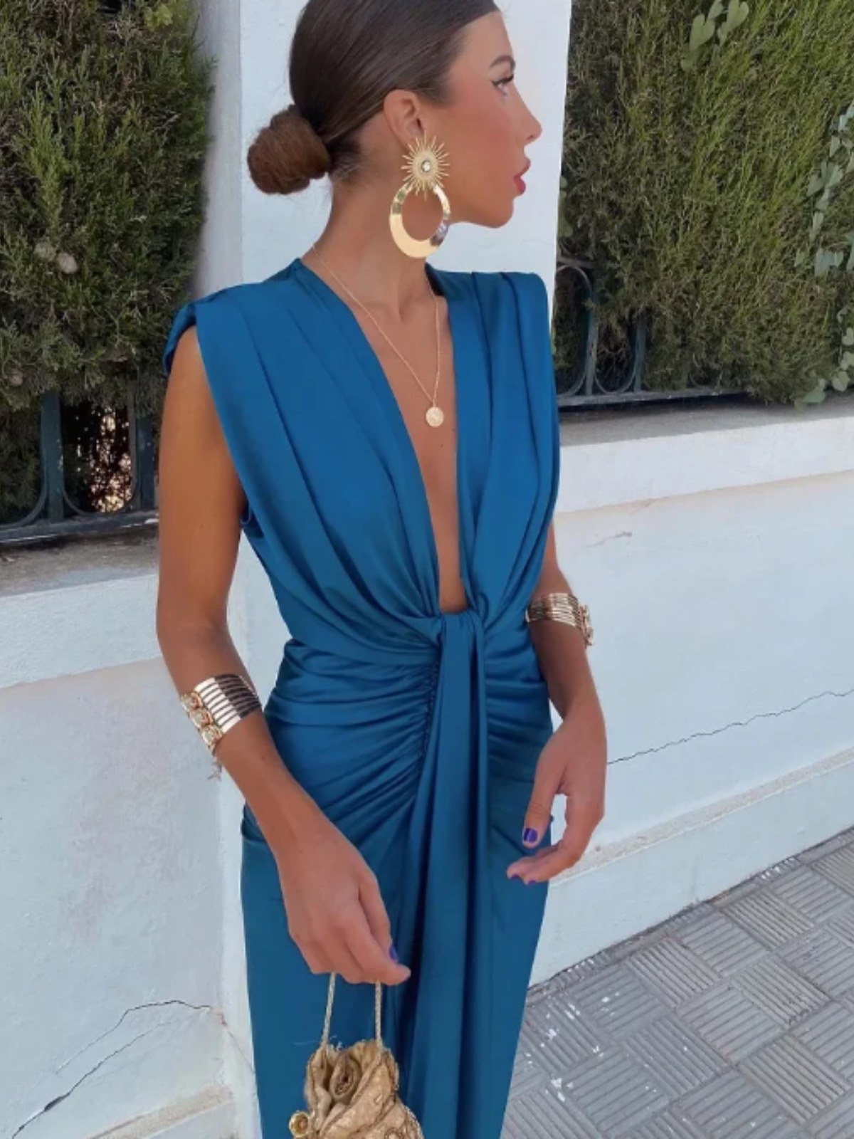 Crocetta™ | Elegantes Kleid mit Ausschnitt