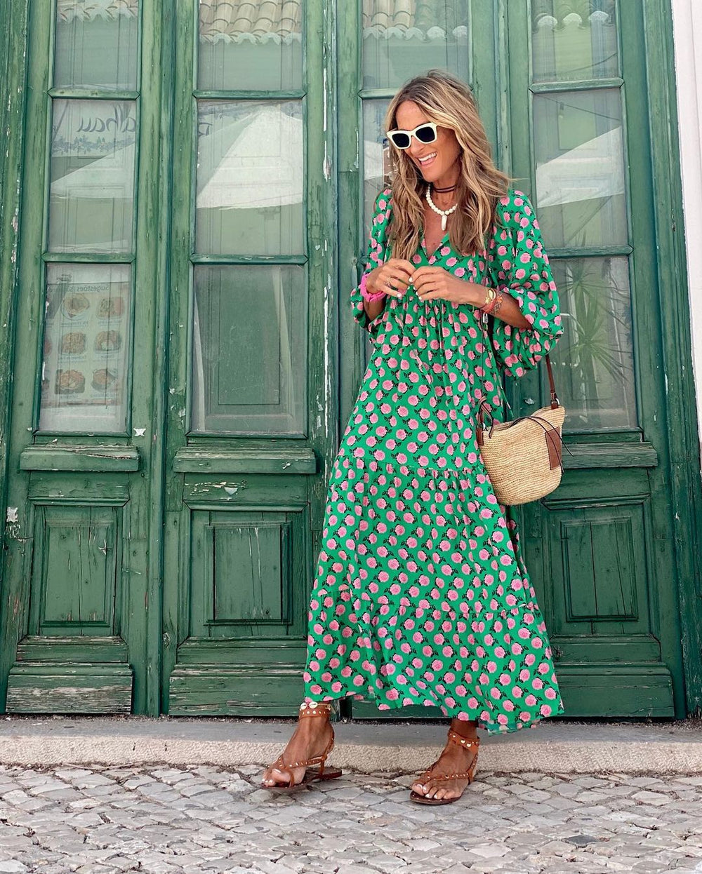 Natalie | Frisches Blumen-Saison Kleid