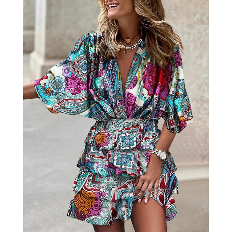 SORAYA | ELEGANTES BLUMENKLEID