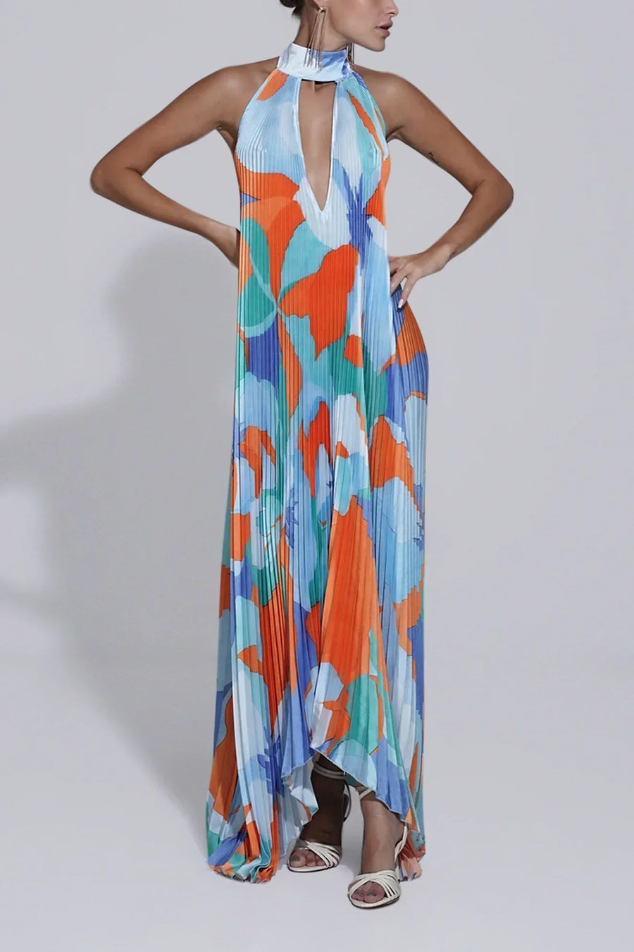 Shalia Halter Maxi Dress