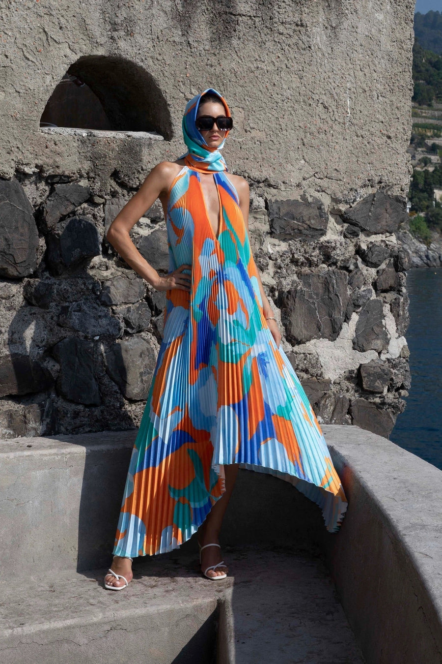 Shalia Halter Maxi Dress