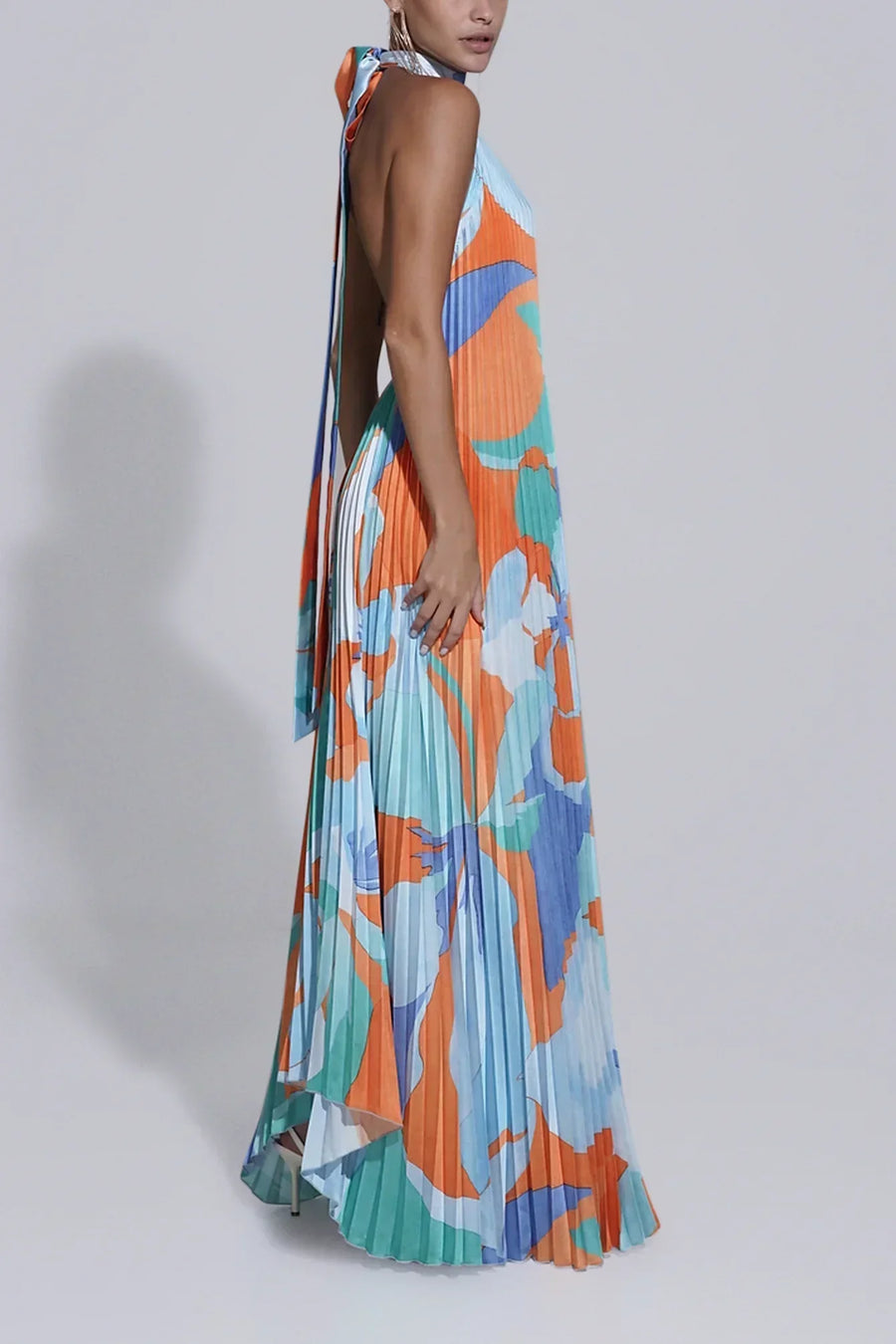 Shalia Halter Maxi Dress