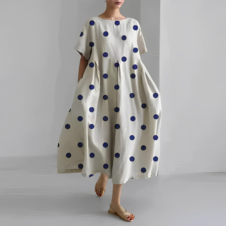 Ceryn™ | Graziöses Kleid mit Blumenmotiv