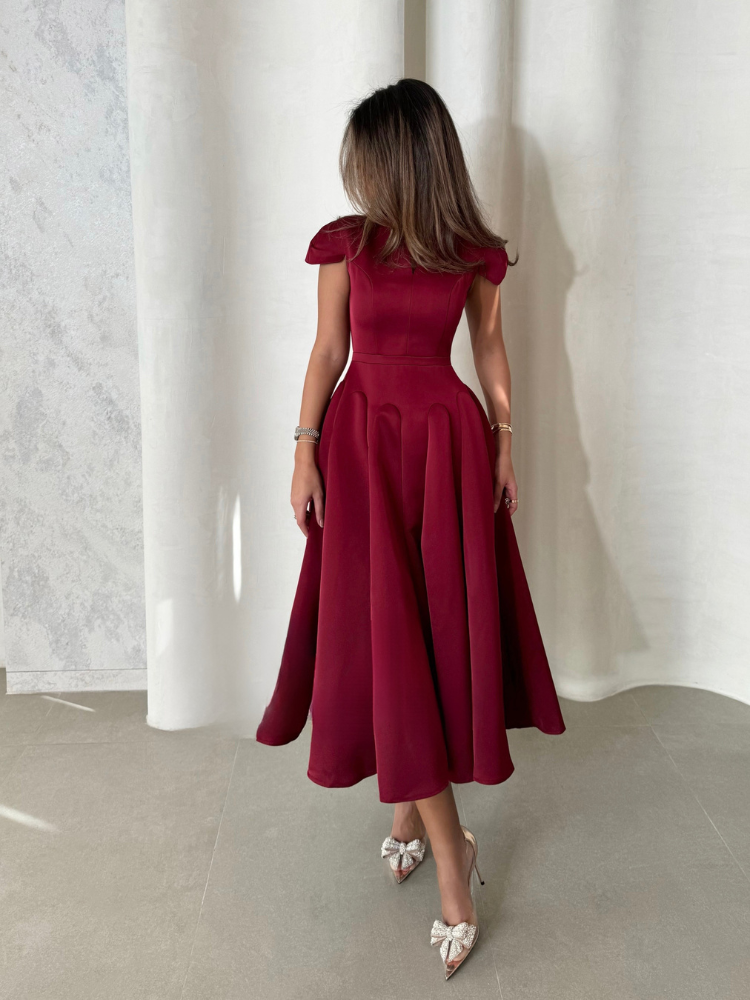 Elora™ | Plissiertes Midikleid