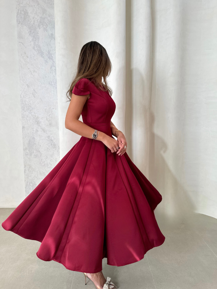 Elora™ | Plissiertes Midikleid
