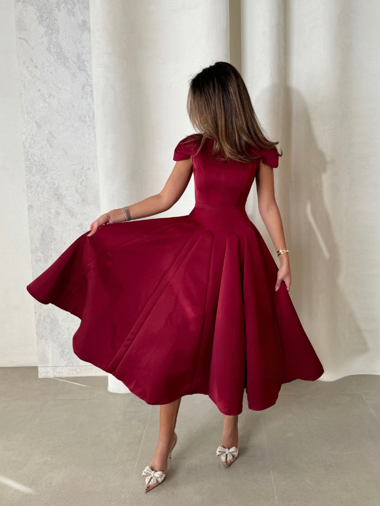 Elora | Plissiertes Midikleid