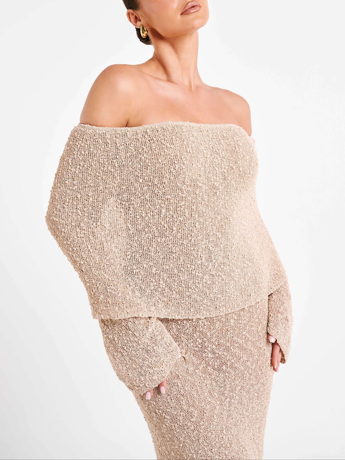 Kenvira™ | Schulterfreies Kleid