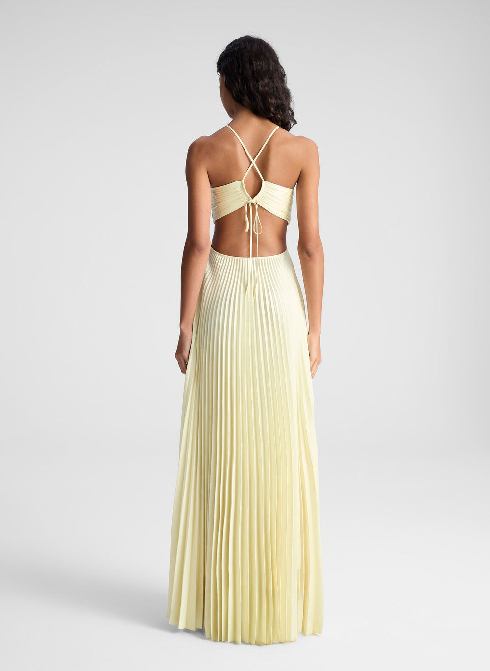 Sienna | Plissiertes Sunrise-Abendkleid