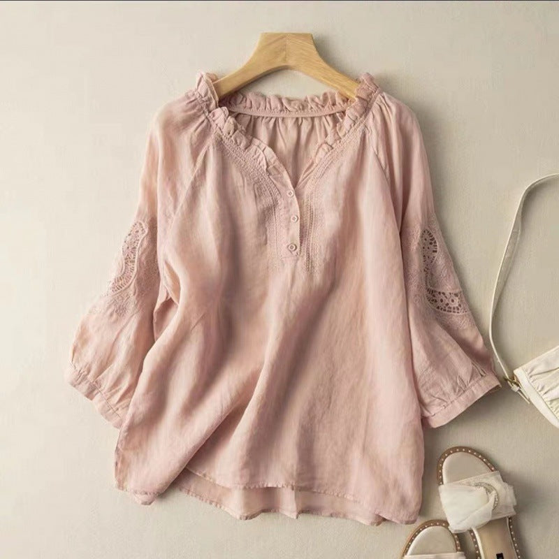Talitha™ | Legere Leinenbluse