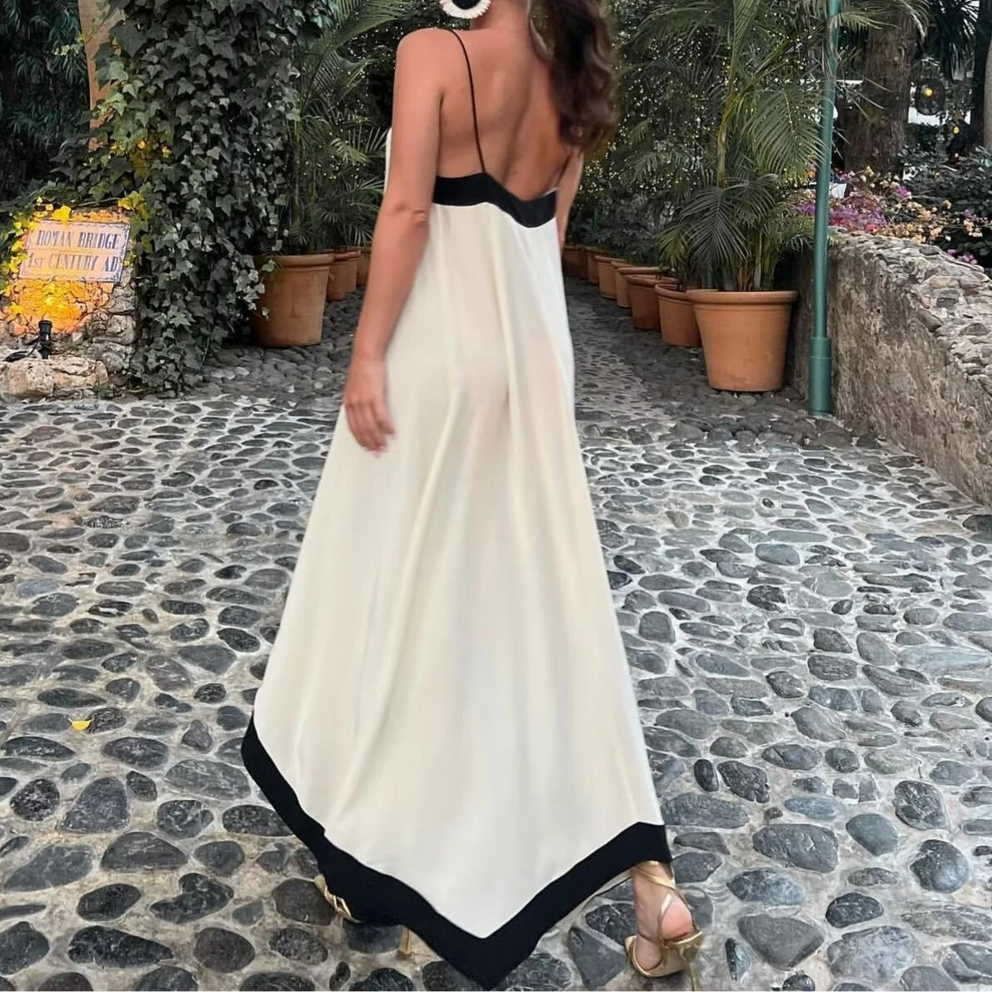 Mélanie | Schickes, fließendes Kleid