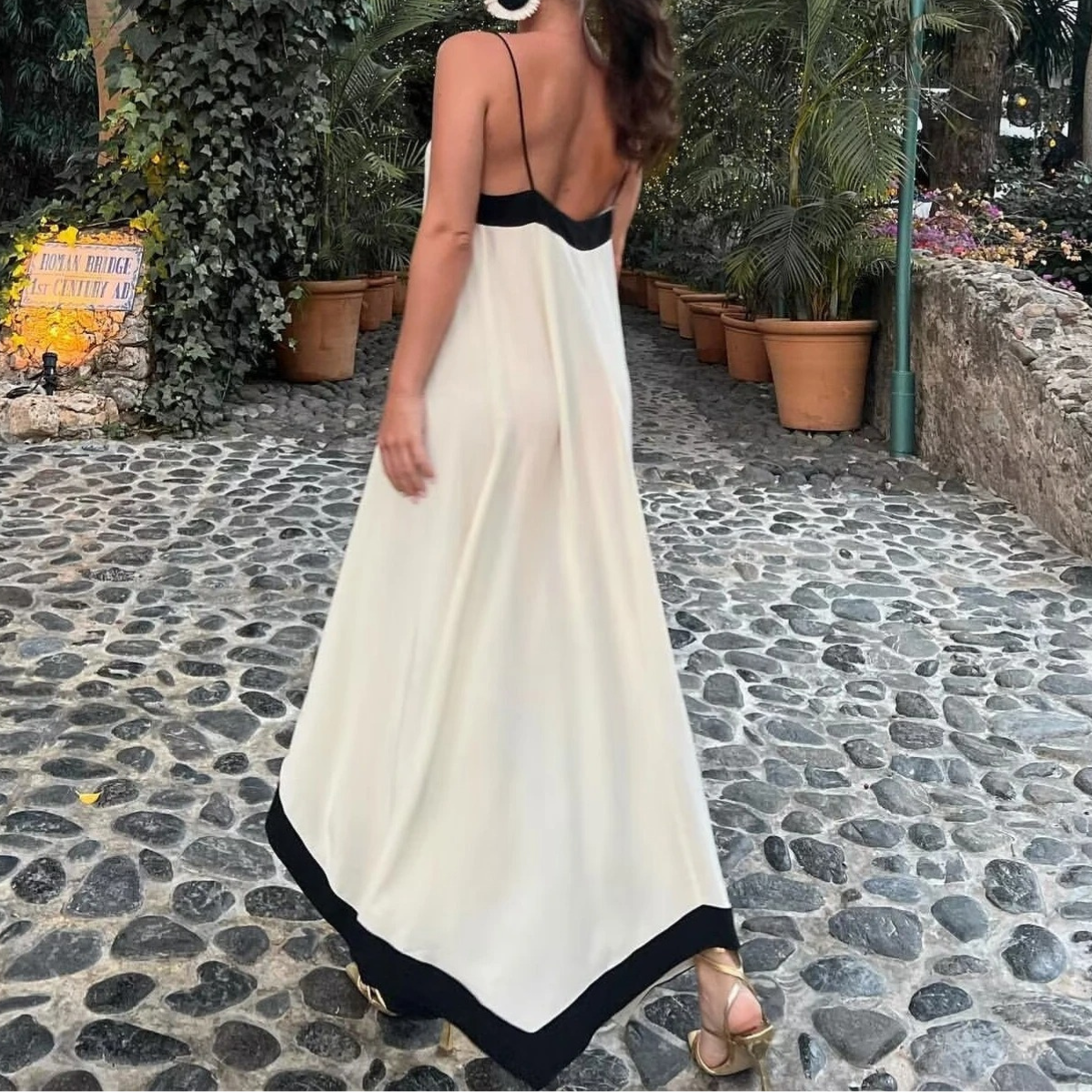 Mélanie | Schickes, fließendes Kleid