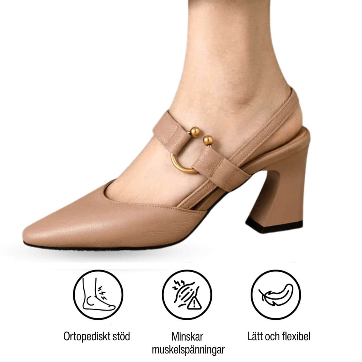 Meya™ | Orthopädische bequeme Sandalen mit Absatz
