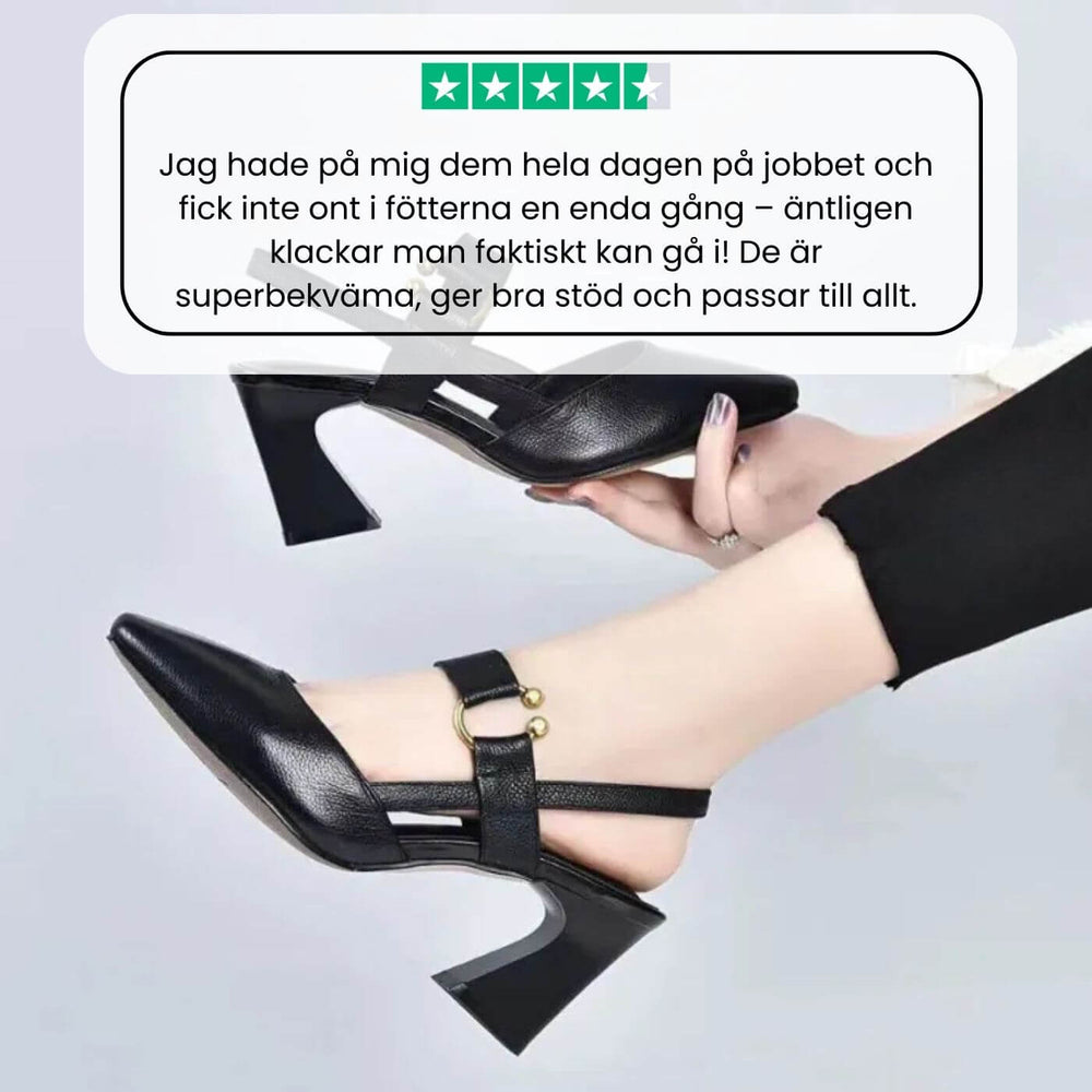 Meya | Orthopädische bequeme Sandalen mit Absatz