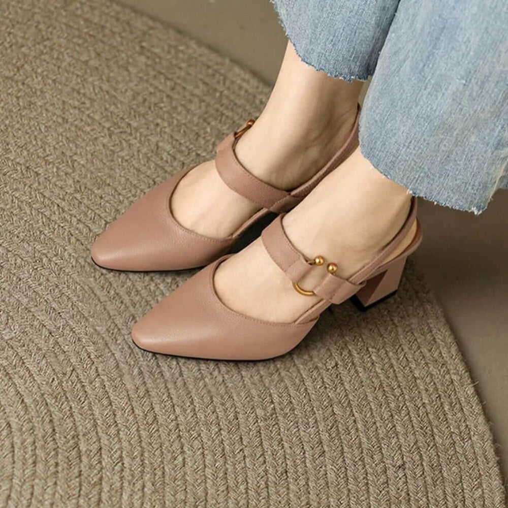 Meya | Orthopädische bequeme Sandalen mit Absatz
