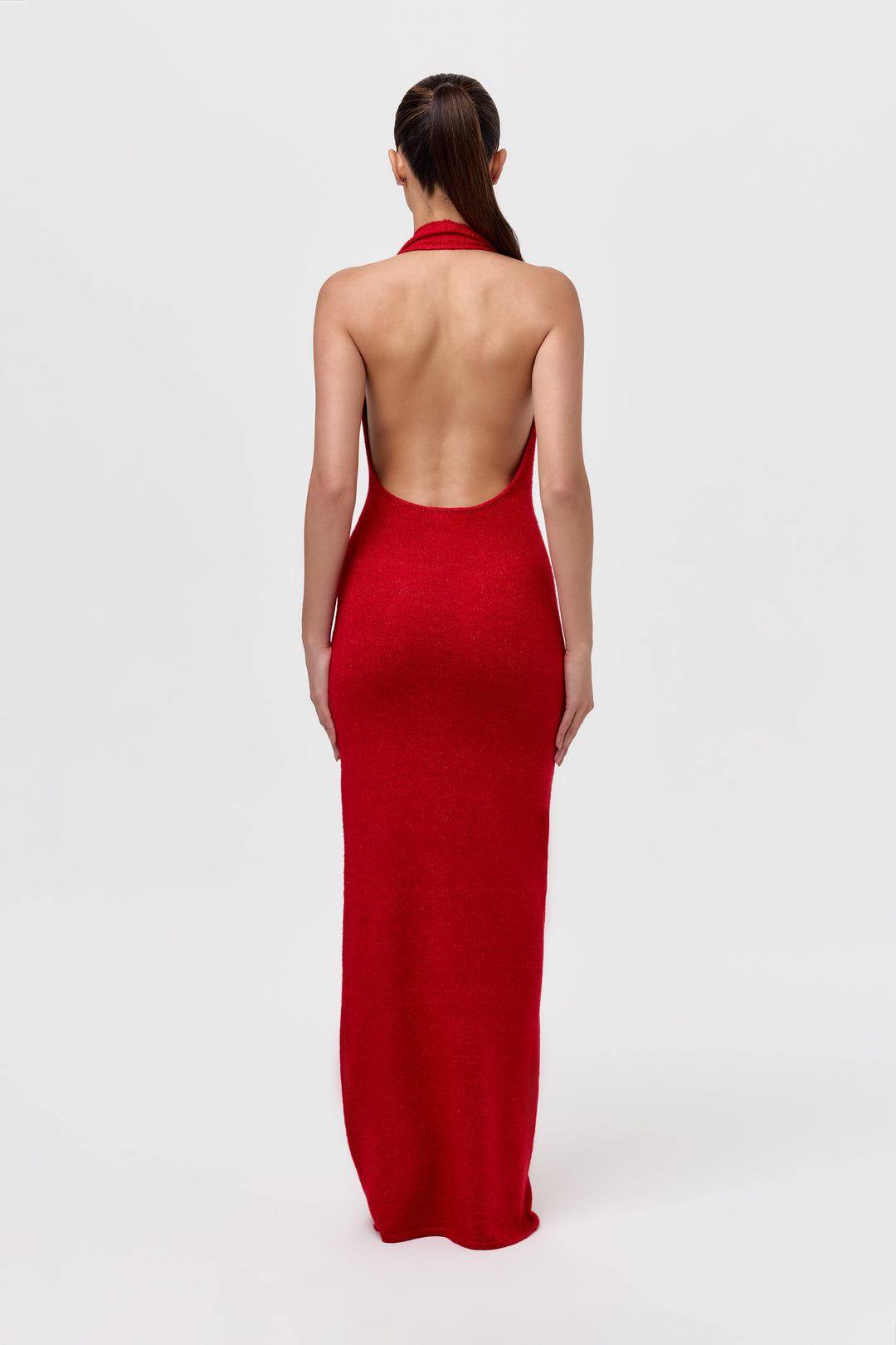 Lunara™ | Neckholder-Maxikleid